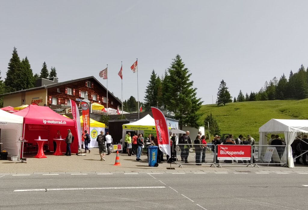IG Motorrad - Töff Blutspenden auf dem Glaubenberg