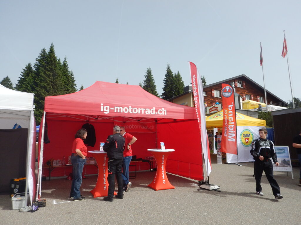 Der Stand der IG war gut besucht.